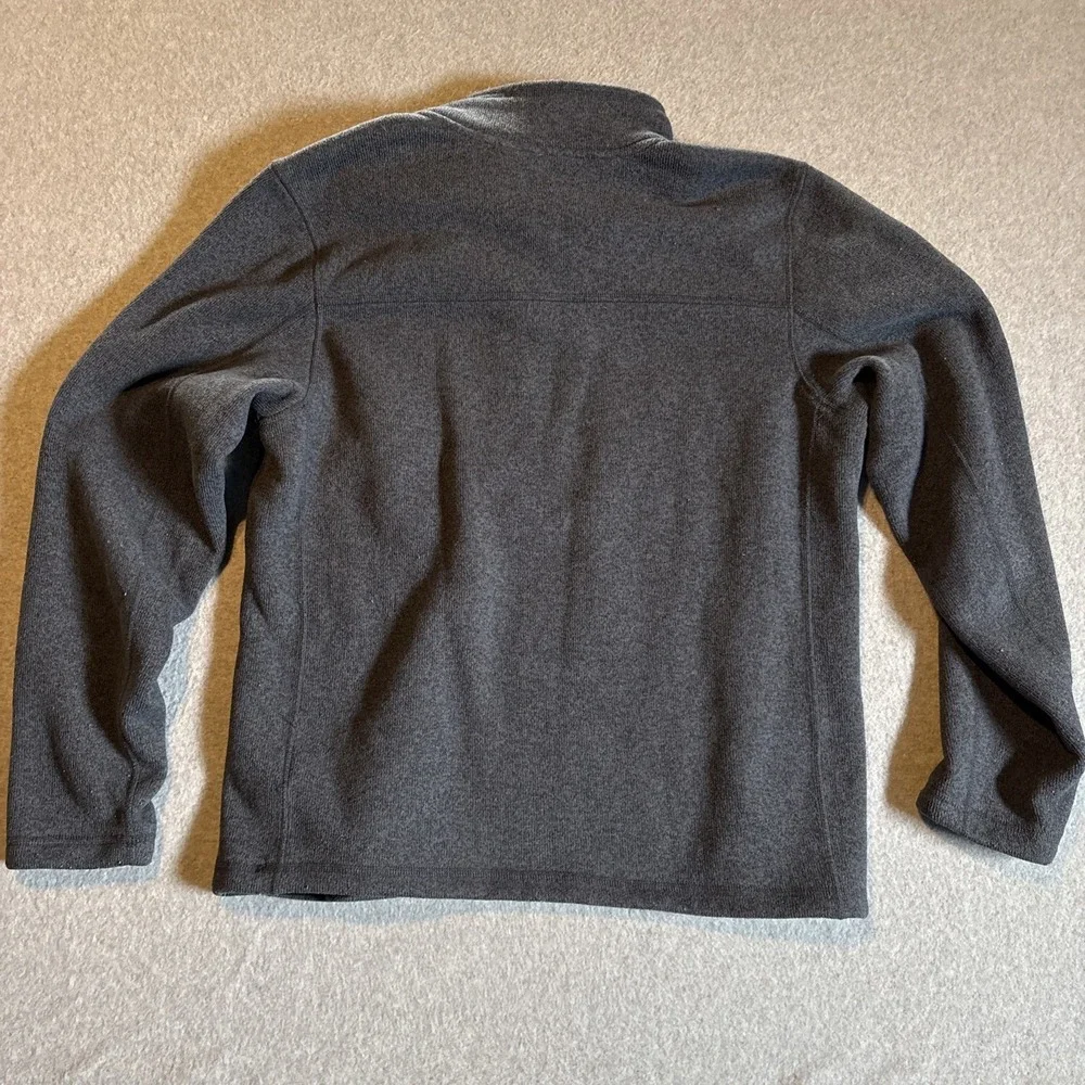 Mens Quarter Zip Pullover Fleece North Face Mens Sz L Blue Very‎ Good Cond.